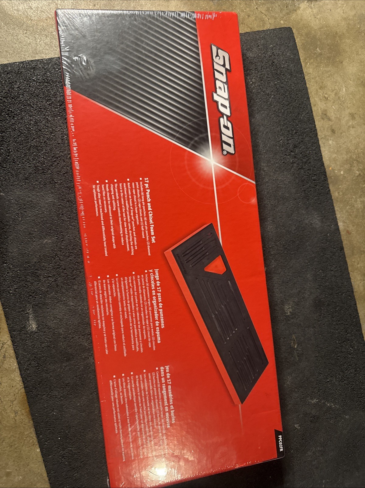 For SNAP ON TOOLS 17 Piece Punch & Chisel ADD ON SET RED FOAM Set PPC02FR NEW