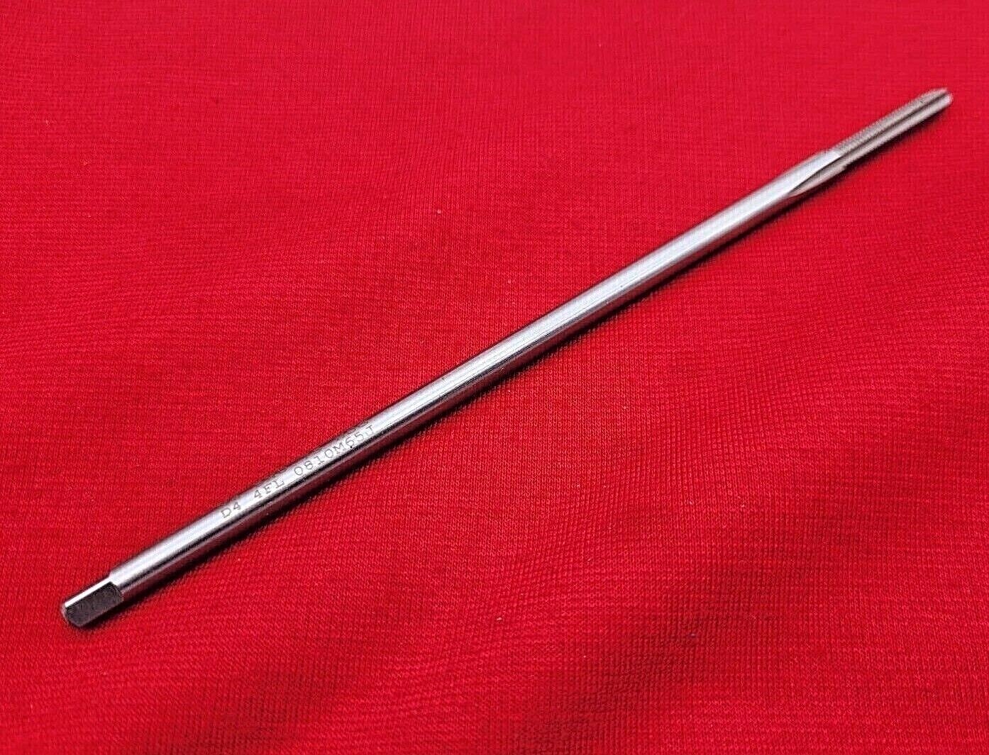 M4.5 x 0.7 6″ Plug Pulley Hand Tap Morse MT6931820 RH HSS Plug 4.5MM 4FL Metric