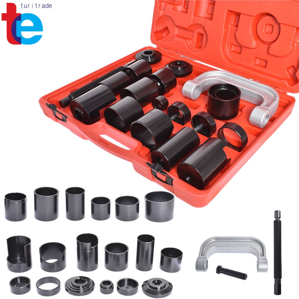 21Pcs Auto Repair Service Removal Ball Joint Press Tool Kit & Master Adapter Set