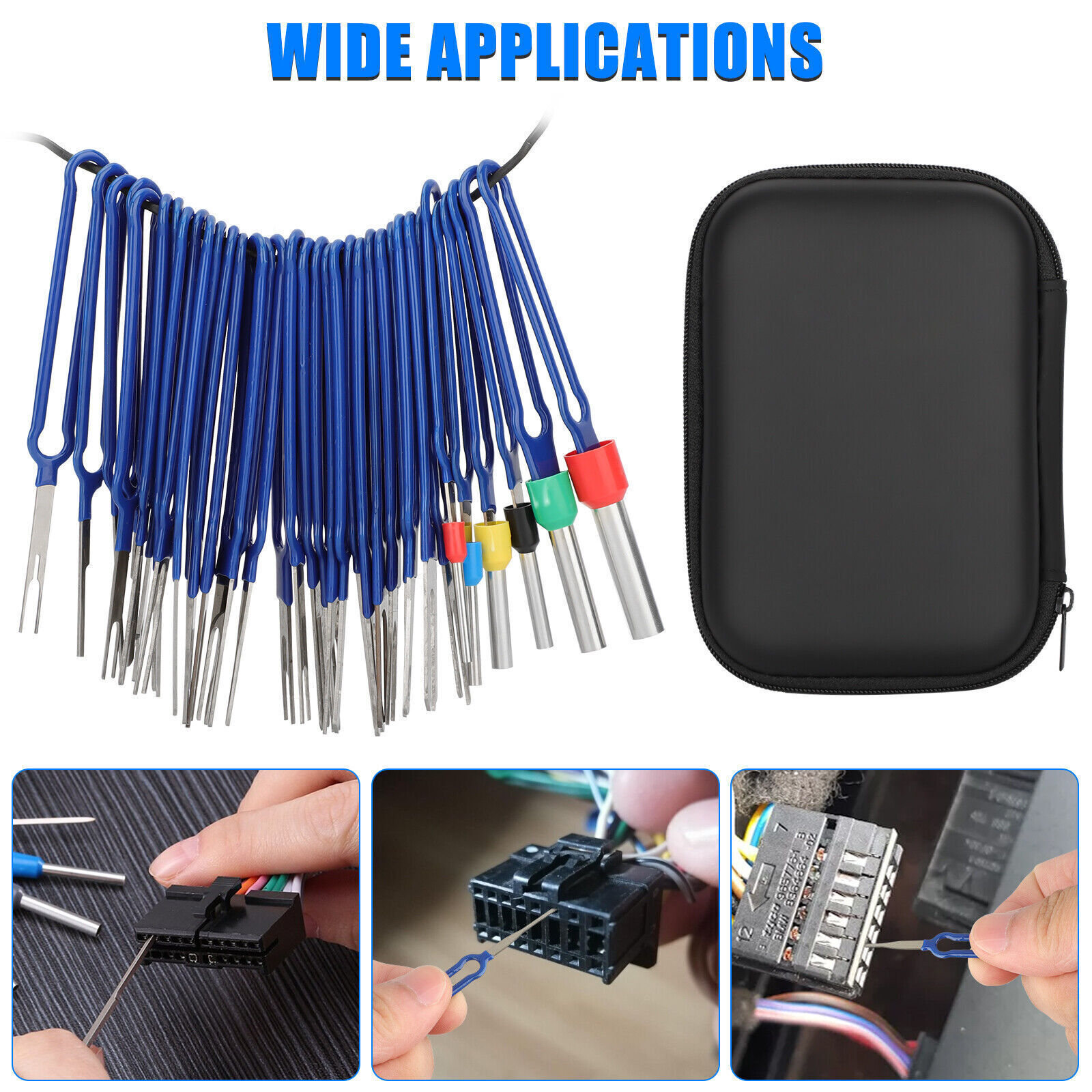 36Pcs Terminal Removal Tool Kit, Electrical Connector Pin Removal Tool Kit