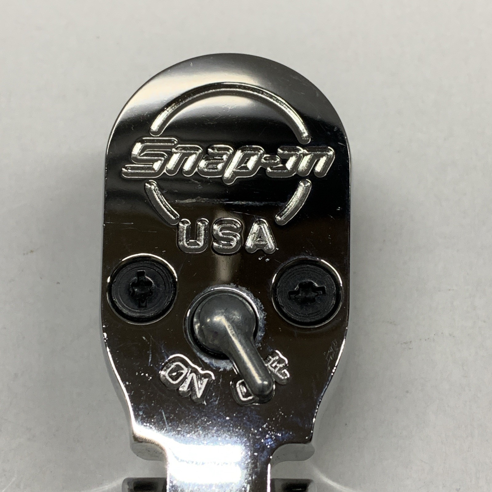 Snap On Tools USA SKF80A 1/2″Dr Dual 80 Tech Chrome Stubby Flex Head Ratchet NEW