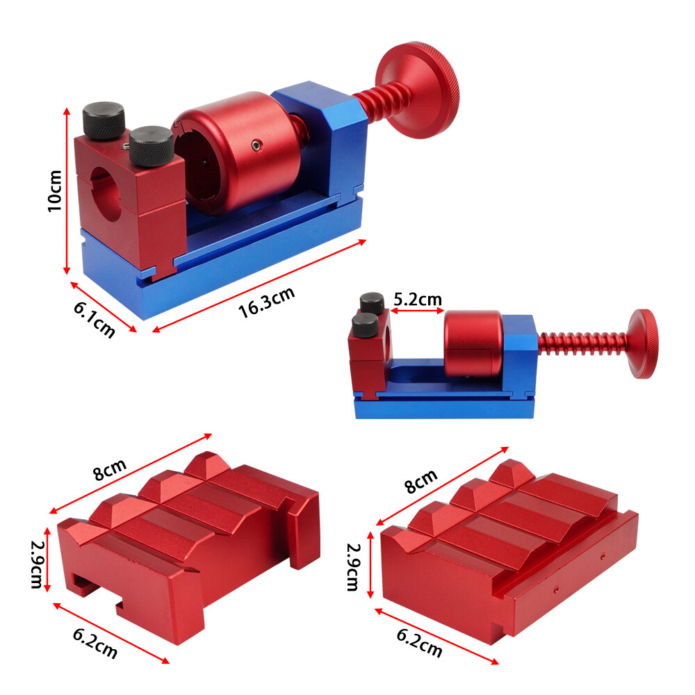 Fuel Line Fitting Installation Tool For 4AN-12AN Connector Fuel Hose Red+Blue