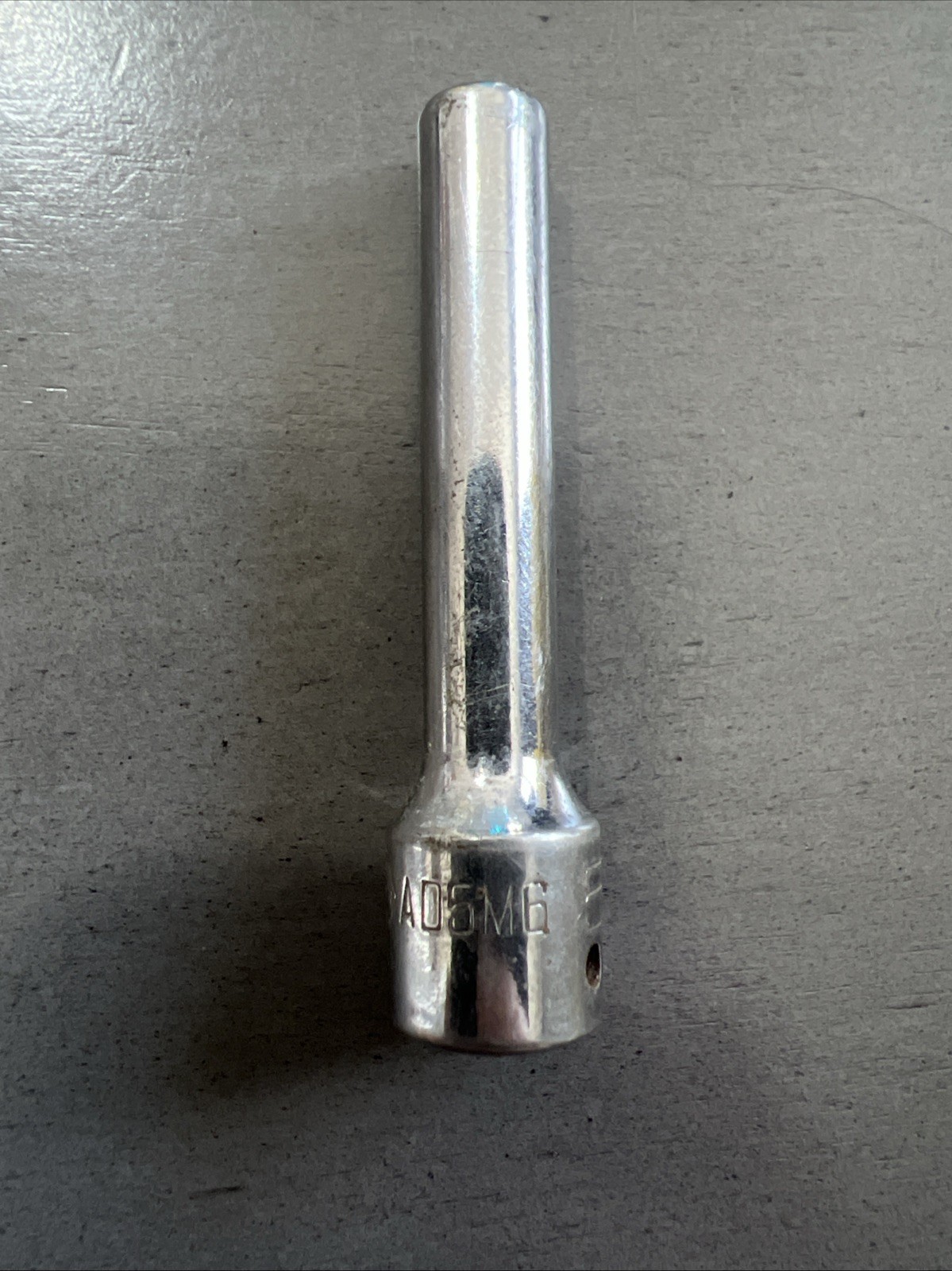 Matco 1/4 Drive 5mm Deep 6 Point Metric Socket Chrome AD5M6
