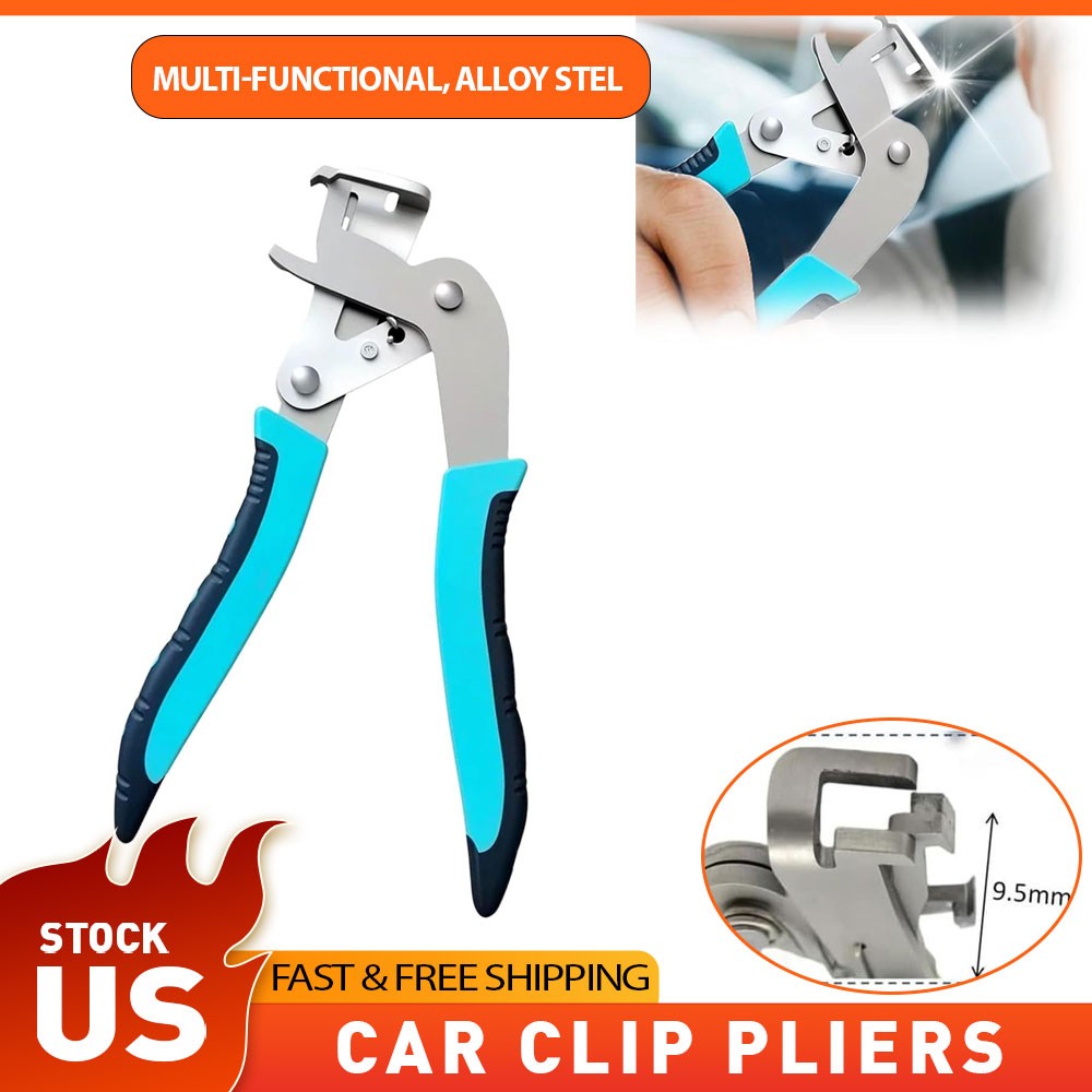 HEAVY-DUTY CAR CLIP PLIERS TRIM TOOL FASTENER REMOVAL LEVER DISASSEMBLY FOR AUTO