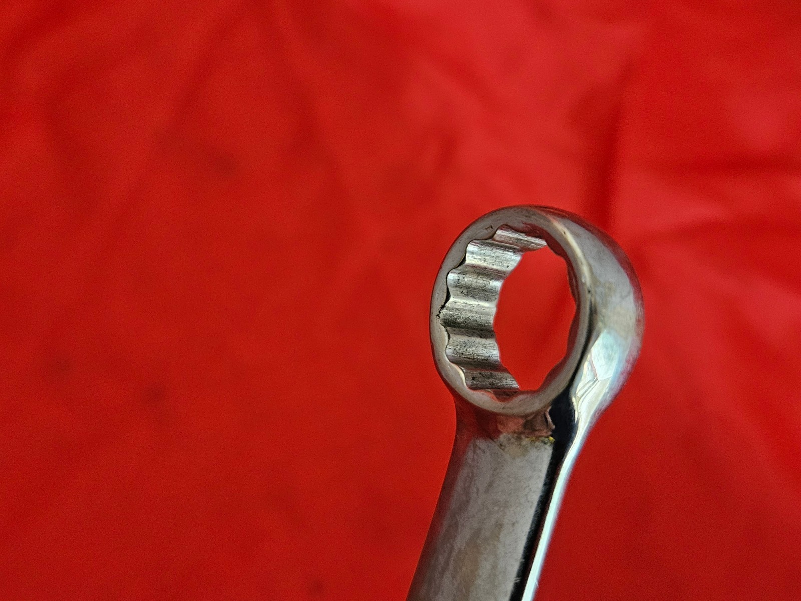 Snap-on OEX180 9/16″ 12 Point Short Combination Wrench Open Box End USA SAE M1