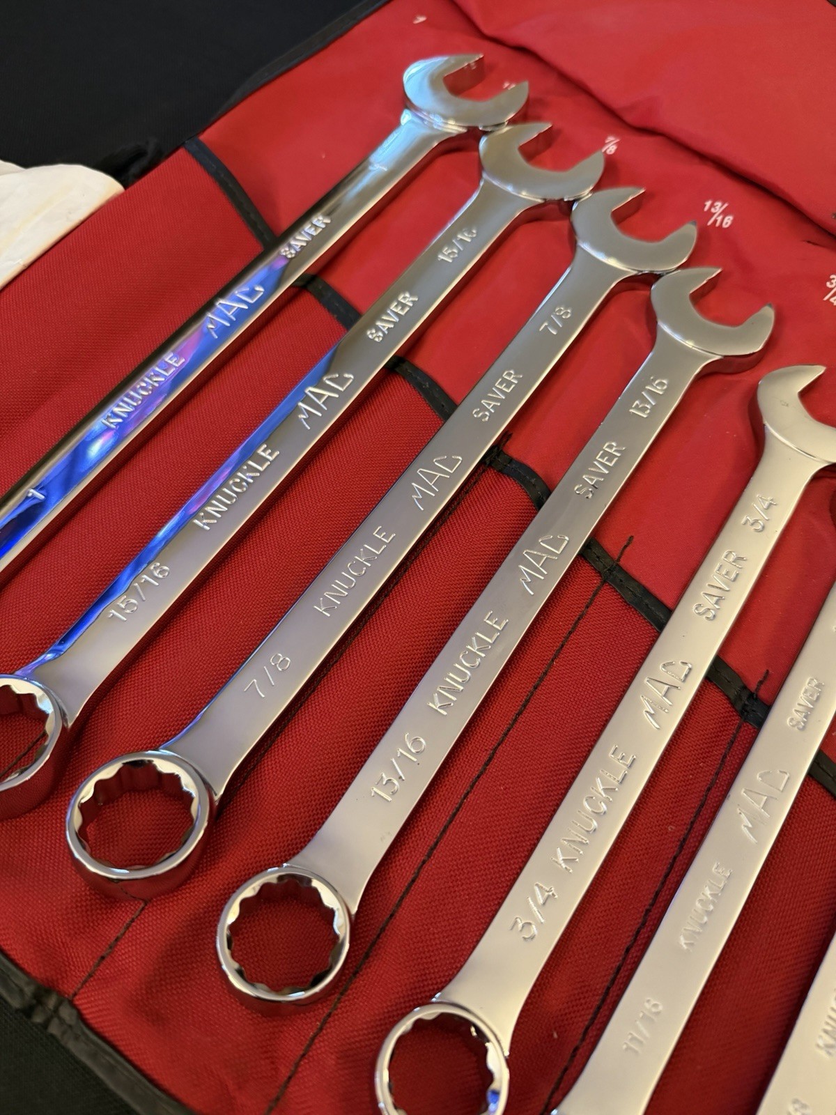 Mac Tools 13 Piece Knuckle Saver SAE Wrench Set In Pouch – SCL132KR
