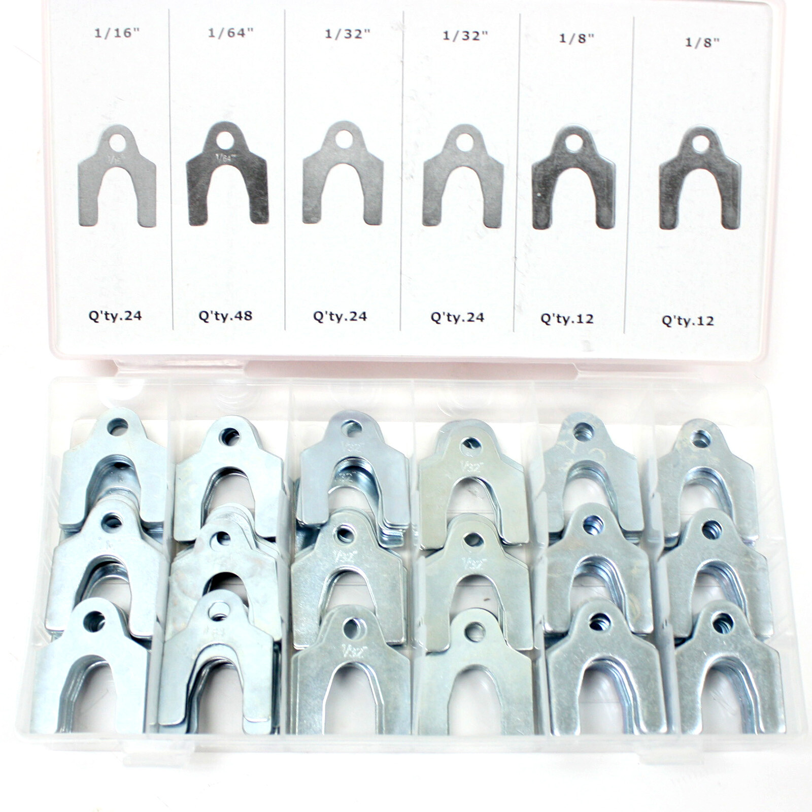 144 pcs Body Shim Assortment Auto Door Fender Alignment Shim Universal w/ Case
