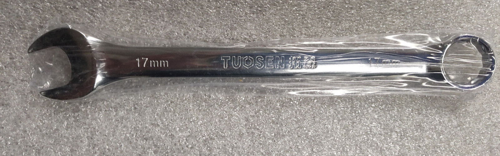 NEW High Quality Chrome Vanadium Steel Combination Wrench, 17mm