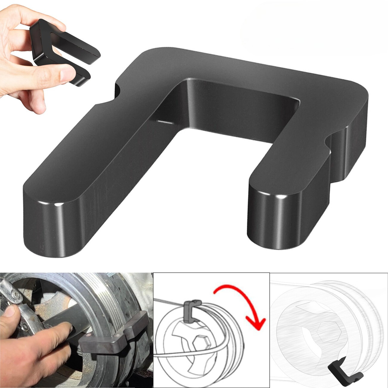 59560 Car Stretch Belt Tool for GM 5.3.L, 6.2L, and 6.6L Gas engines