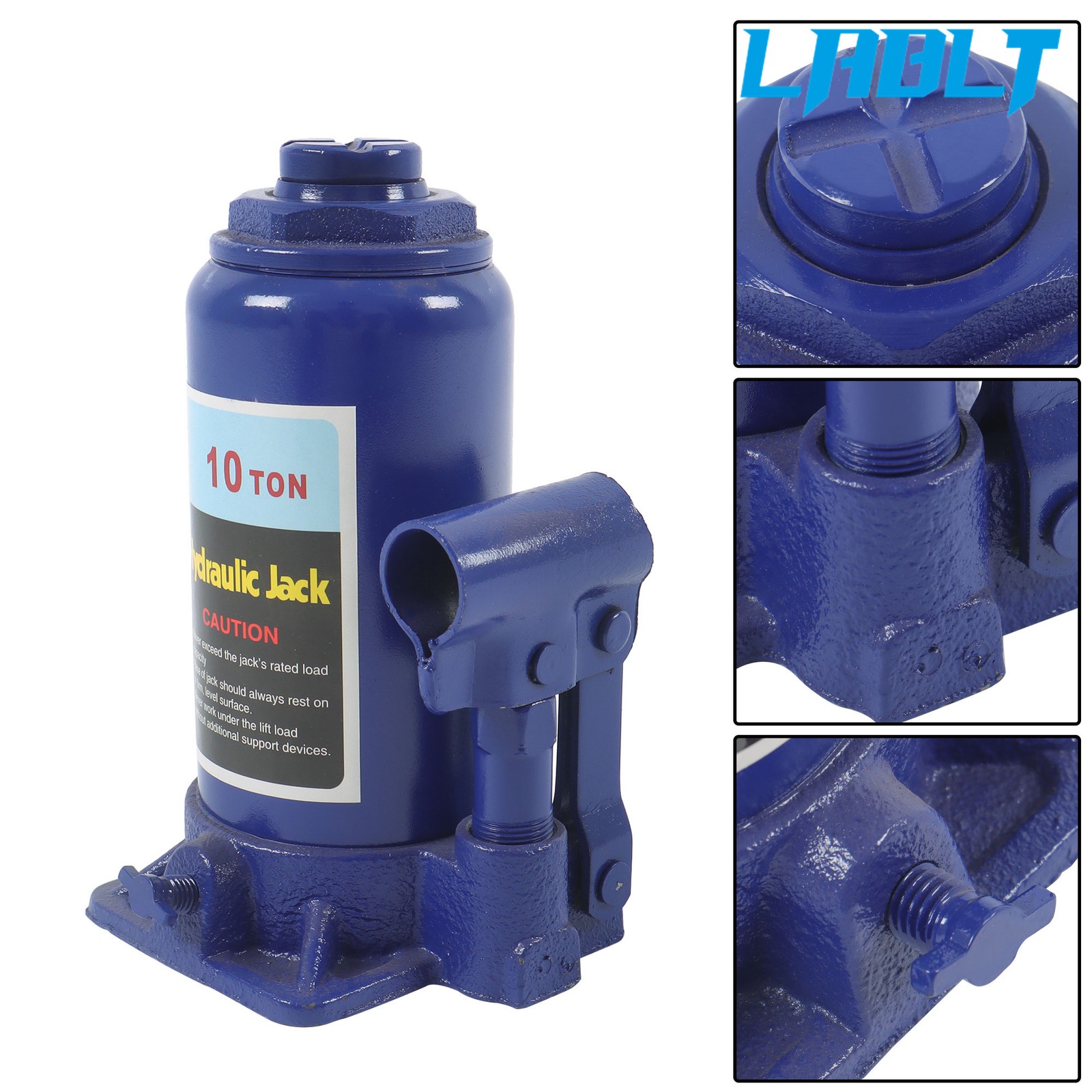 LABLT Hydraulic Car Bottle Jack For Auto Repair and House Lift 10 Ton 20000 LBS