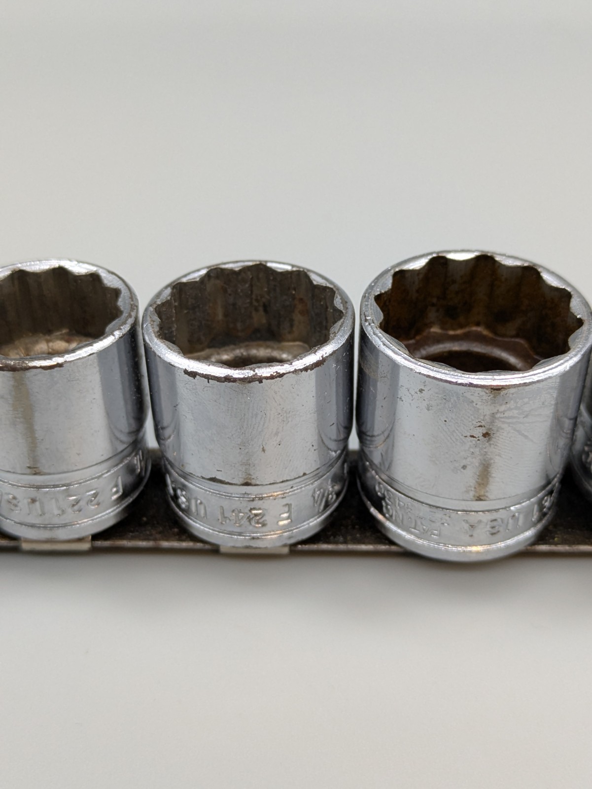 Snap On 10pc 3/8″ Driver 12pt Metric Socket Set 5/16 to 7/8