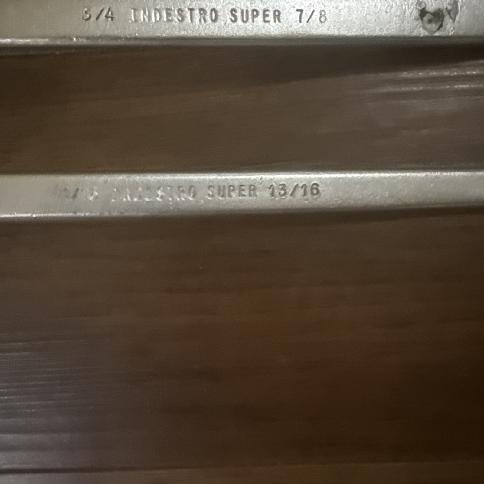Lot Of 2 Indestro Super Deep Offset Wrench 12pt Double Box End 732C 733 A USA