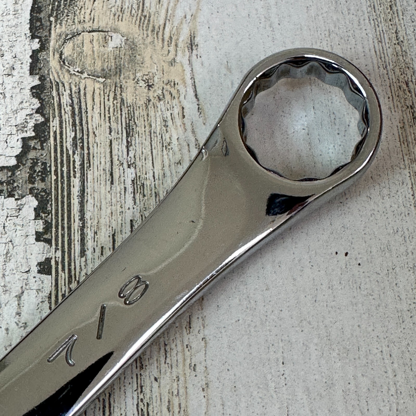 SK Professional Tools 88228 7/8″ 12pt SuperKrome Fractional Combo Wrench USA