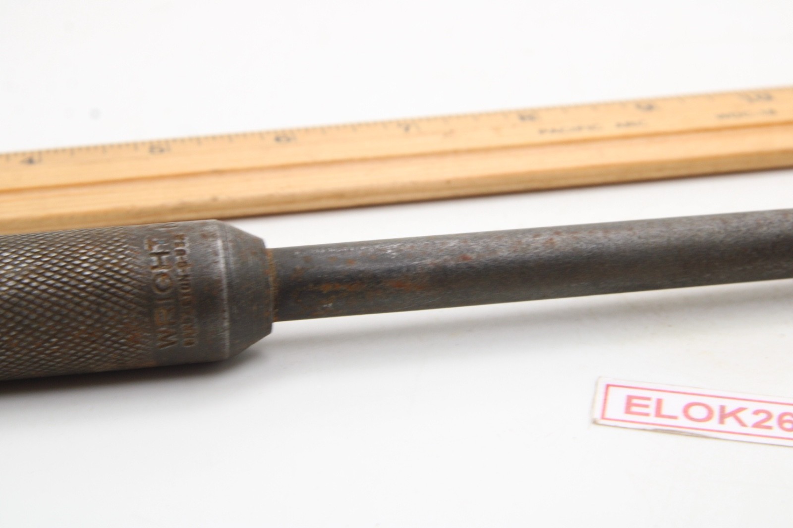 Wright N-17 1/2″ Drive Flex Head Breaker Bar Extension Knurled Grip 12.5″ USA
