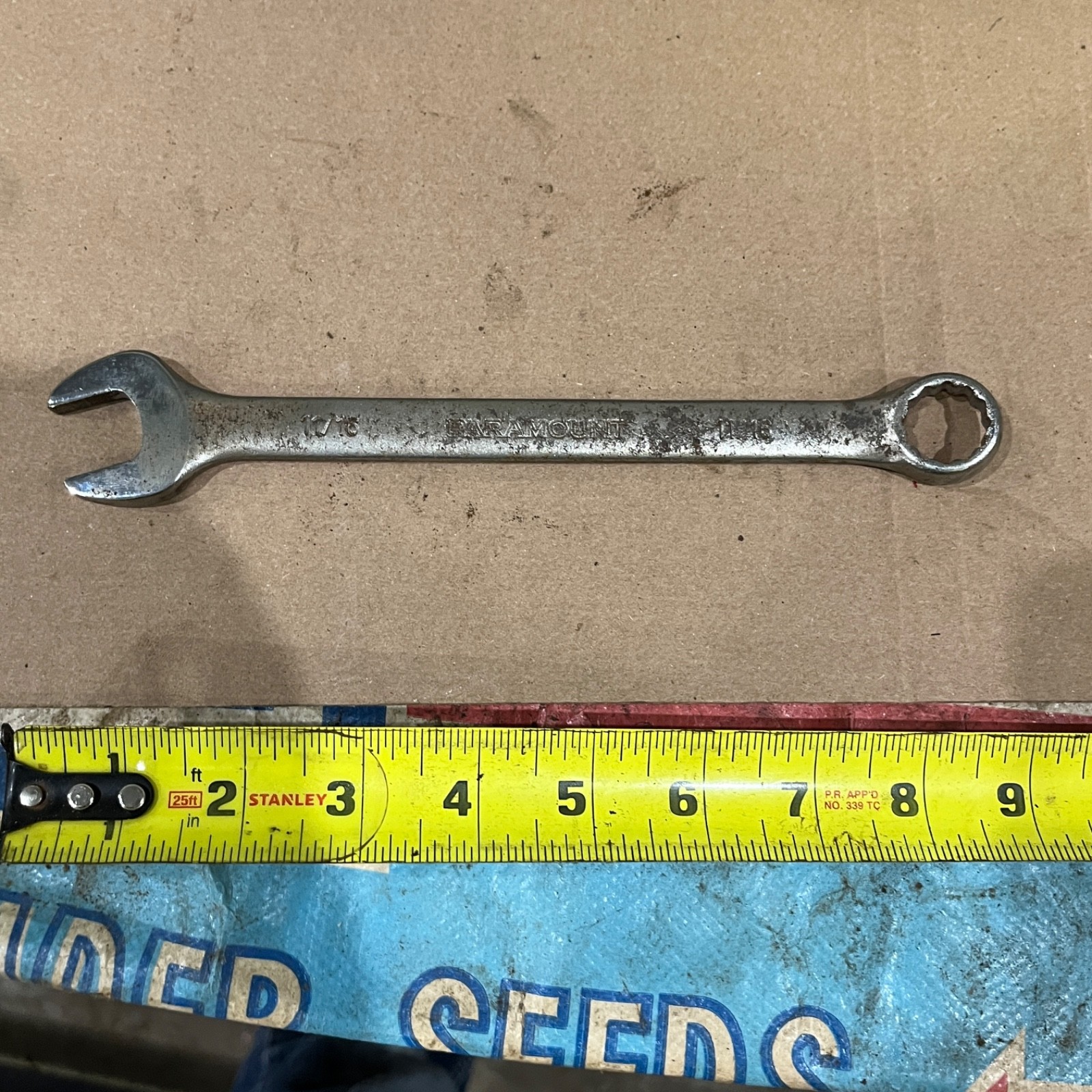 Paramount 11/16” Combination Wrench Satin Chrome PAR-PRF0022S