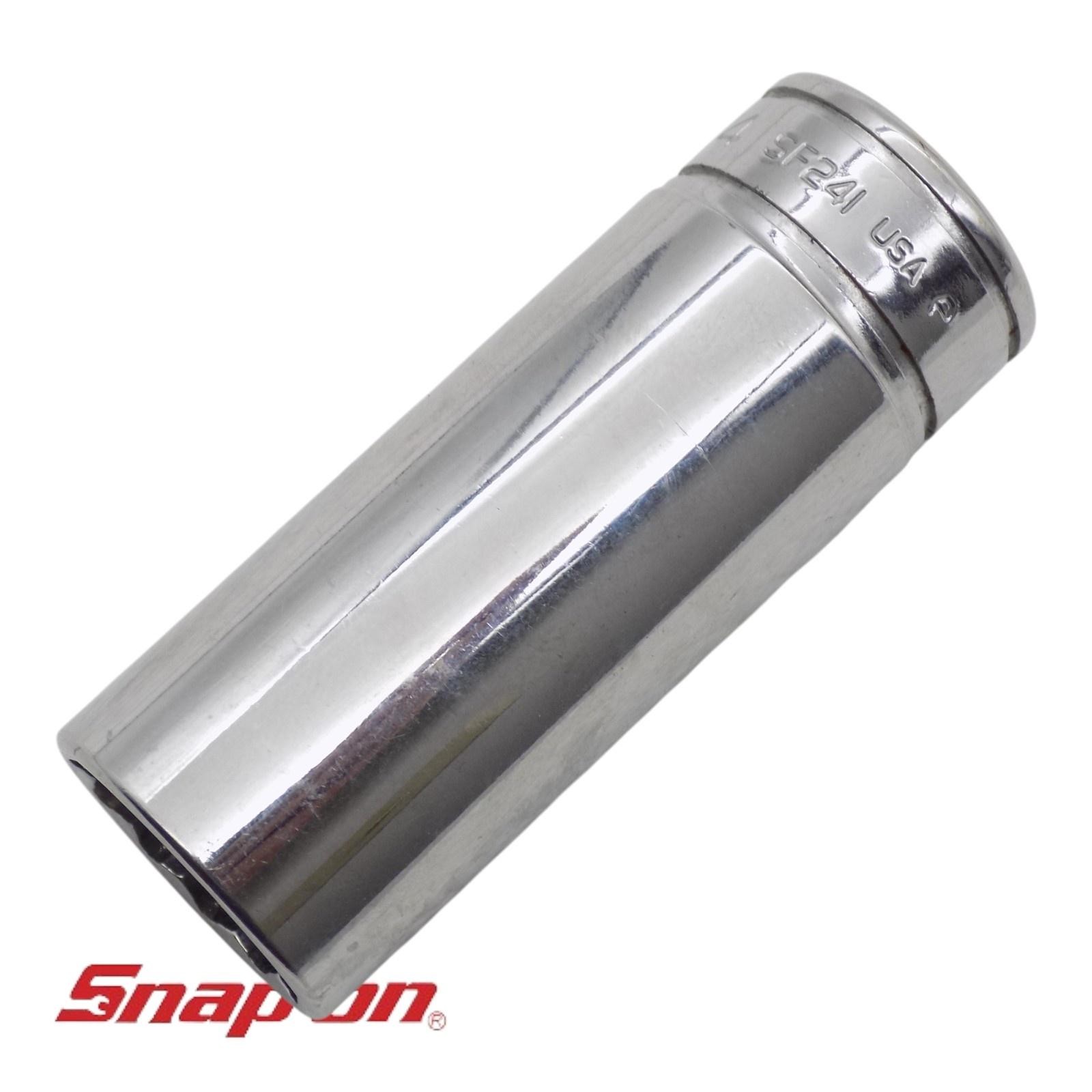 Snap-on SF241 3/4in SAE 12-Point Deep Socket 3/8in Drive Chrome USA Pro Tool