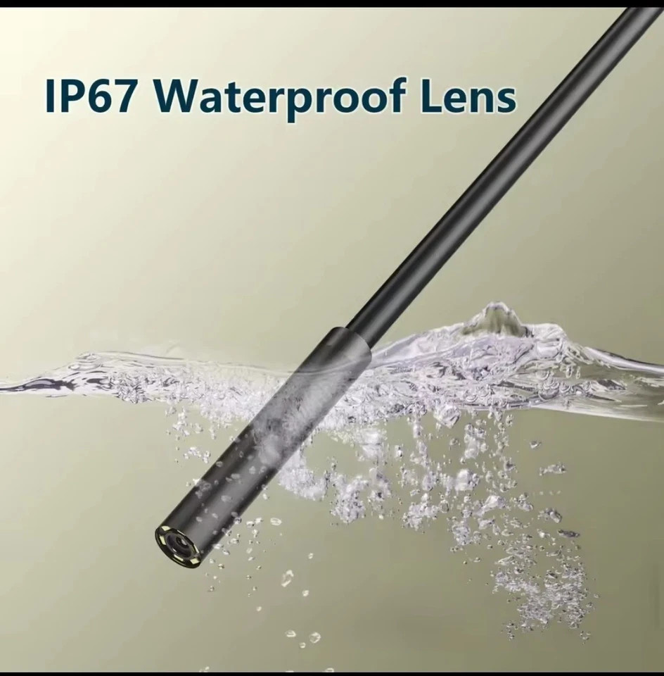 7.0MM TYPE-C Endoscope Camera IP67 Waterproof 6 LEDs Adjustable