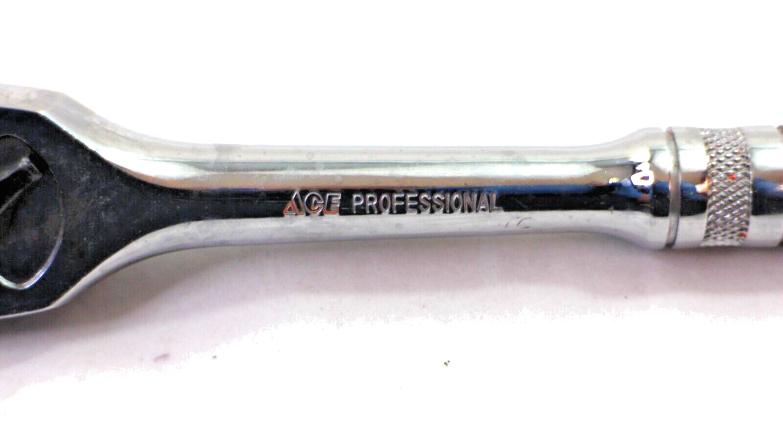 Ace Professional High Polish Chrome 3/8″ Quick Release QR Pear top Ratchet 7.75″