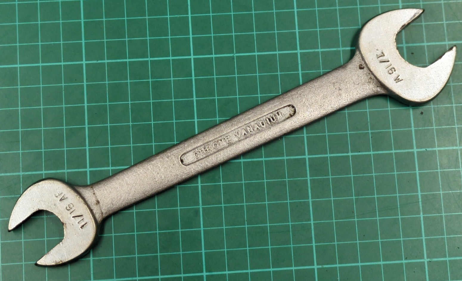 Vintage Snail Brand, 11/16″ AF x 7/16 Whitworth Open Ended Spanner