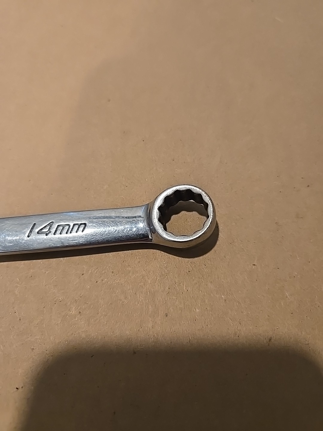 Snap On 14MM 12PT Metric Chrome Combination Wrench USA OEXM140B