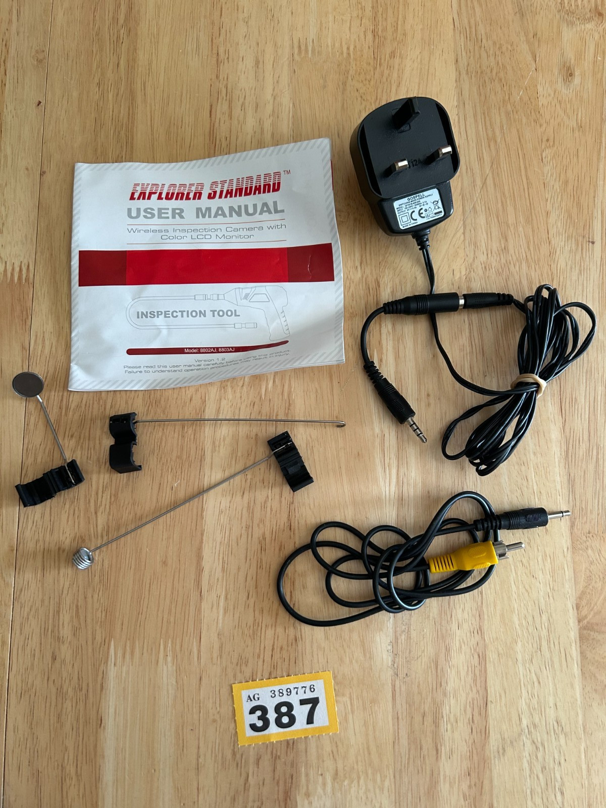 8802AJ Endoscope Inspection Borescope Camera 1m Waterproof Wireless Monitor