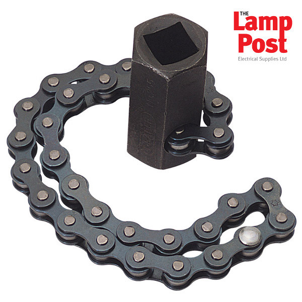 Draper 77592 Oil Filter Removal Tool Chain Wrench 1/2″ 24mm 130mm Capacity