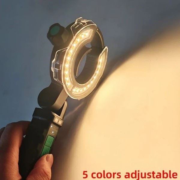 Weather Resistant Rechargeable LED Spotlight for Indoor and Outdoor Painting
