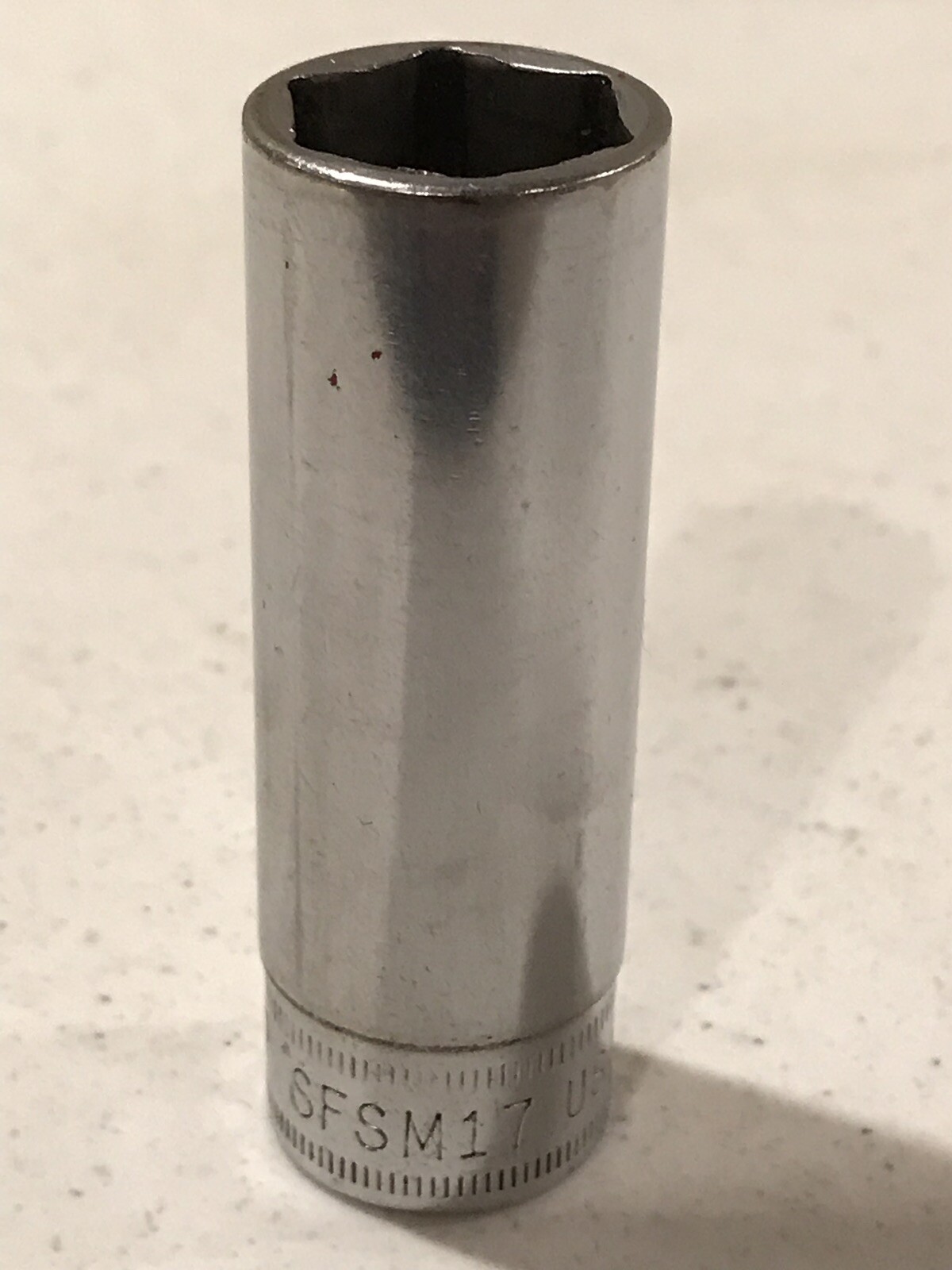 Snap-On SFSM17, 17mm, 3/8″ Drive, 6 Point, Deep Socket USA