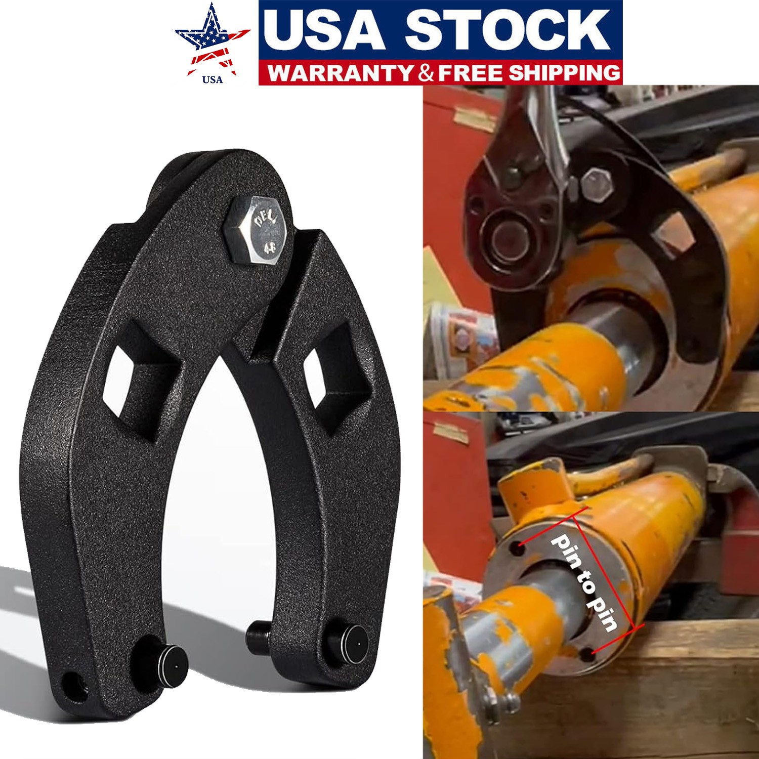 Steel 7463 Small Adjustable Gland Nut Wrench Repair Tool for Hydraulic Cylinders