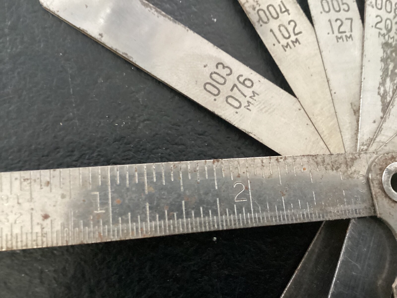 Filler Guage Set (12) Measurment Blades and 3″ Ruler