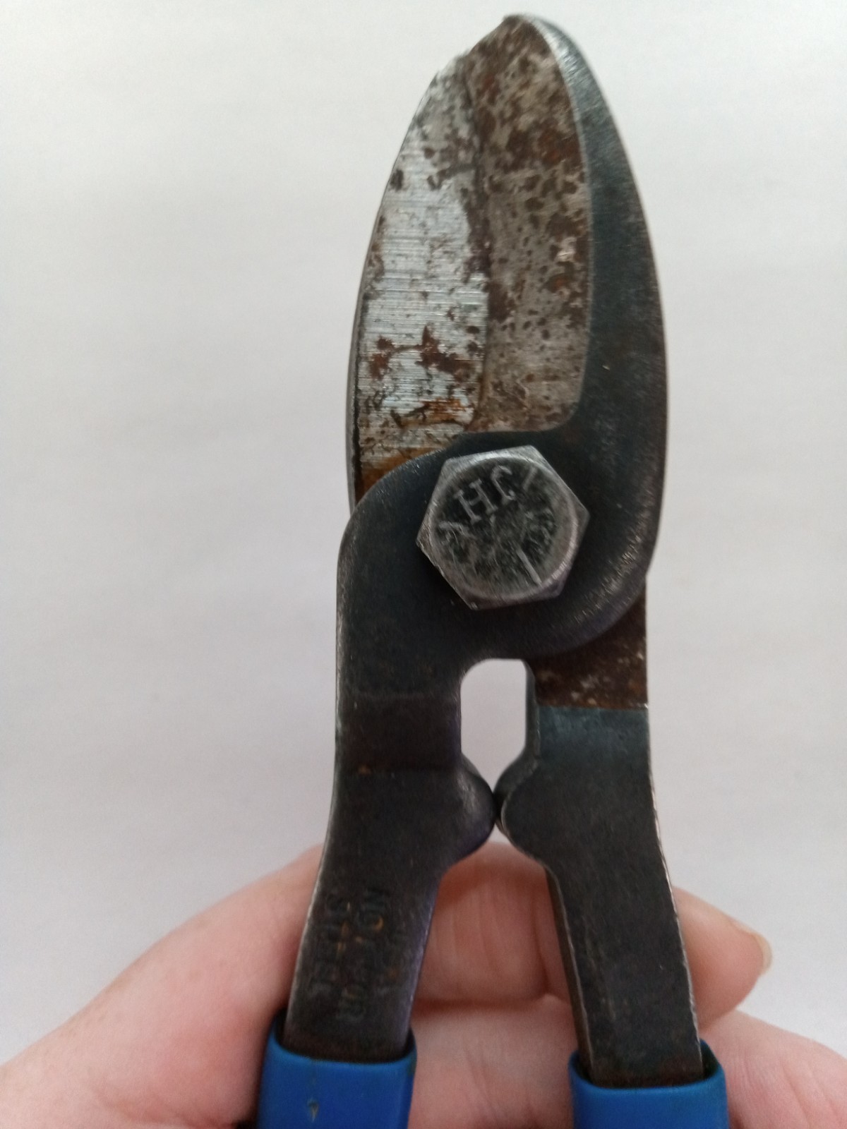 Vintage Blue-Point PWC80A Cable Cutters W/Blue Vinyl Covered Handles
