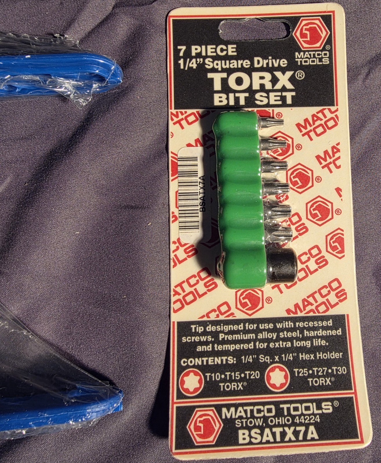 MATCO SBBXIM8R/10n1 SCREWDRIVER/STUBBY MM HEX SOCKET/ BSATX7A TORX BIT SET
