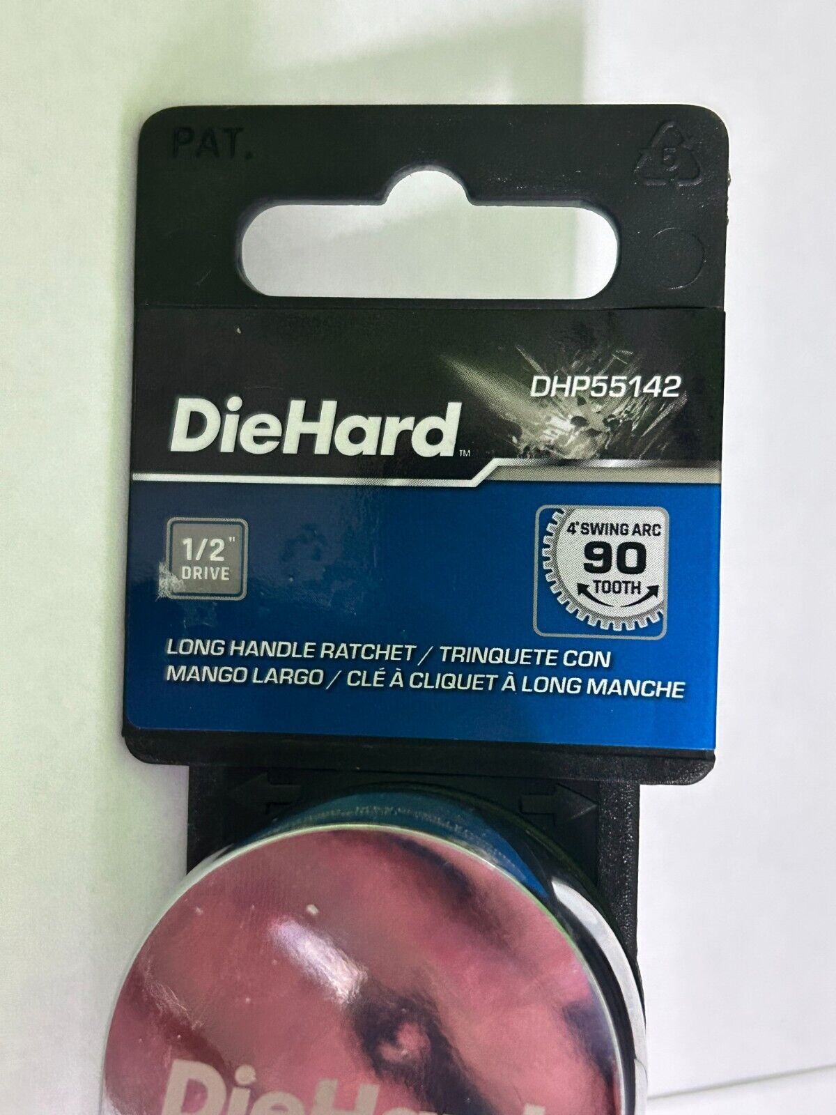 Diehard DHP55142 90 Tooth 1/2″ Drive Long Handle Ratchet