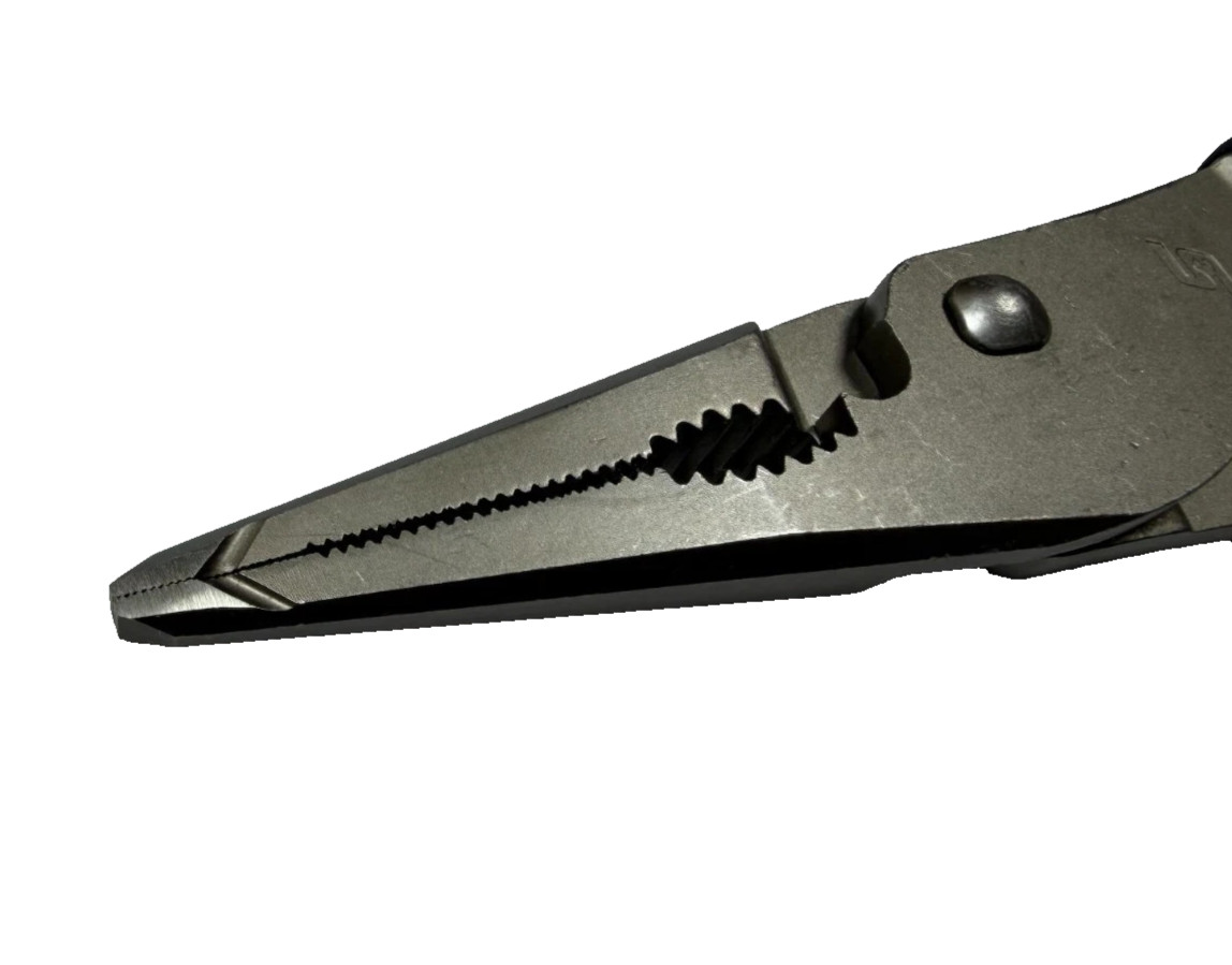 Snap On Tools BLACK 9″ Soft Grip Long Nose Slip Joint Pliers LN47ACF NEW USA