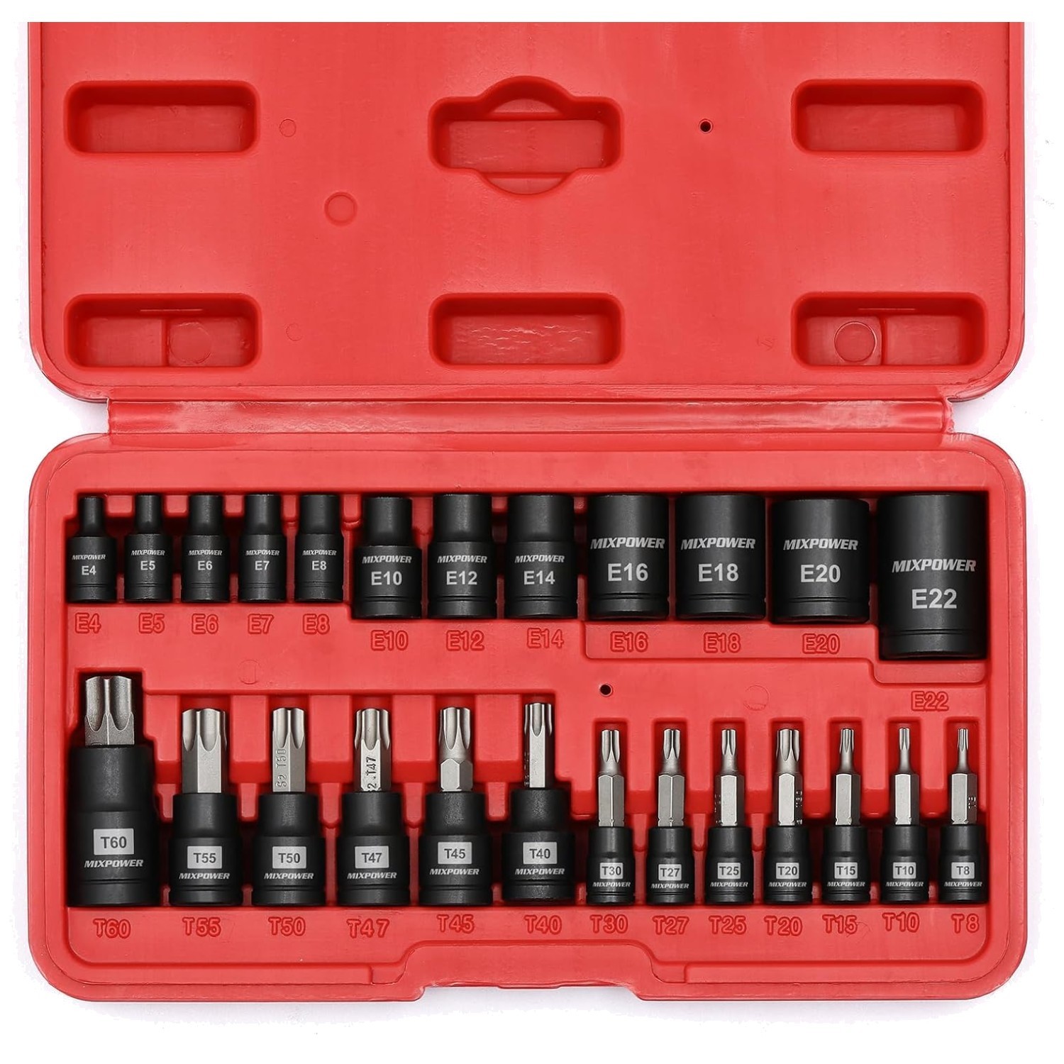 Mixpower Torx Bit Set for Auto & Motorcycle