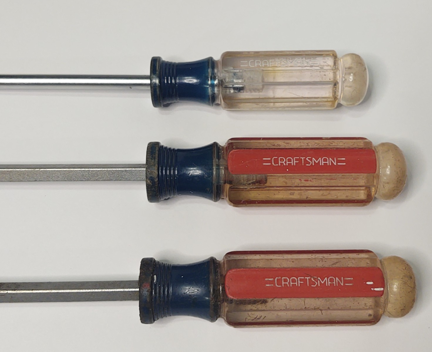 Vintage Craftsman WF Phillips & Flat-Head 1/4″ Screwdriver Lot 41583 41584 41296