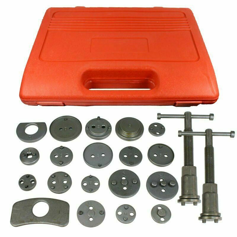 Universal 21 PCS New Brake Caliper Piston Disc Rewind Back Tool Set Pads Pro