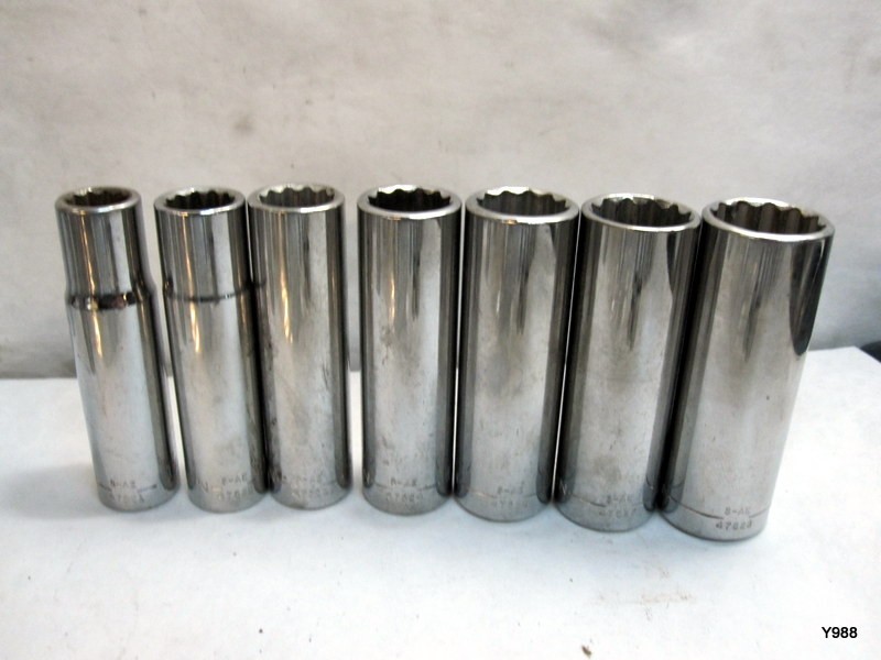 CRAFTSMAN set of 7 sockets mix lot see description