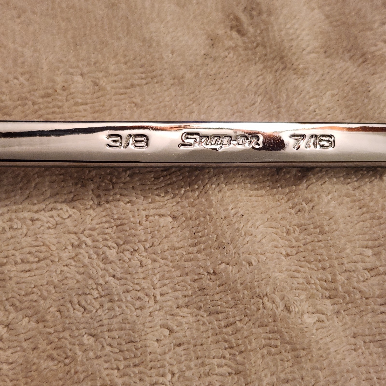 Snapon X01214 3/8» X 7/16» 12 Point Offset Box End Wrench NEW