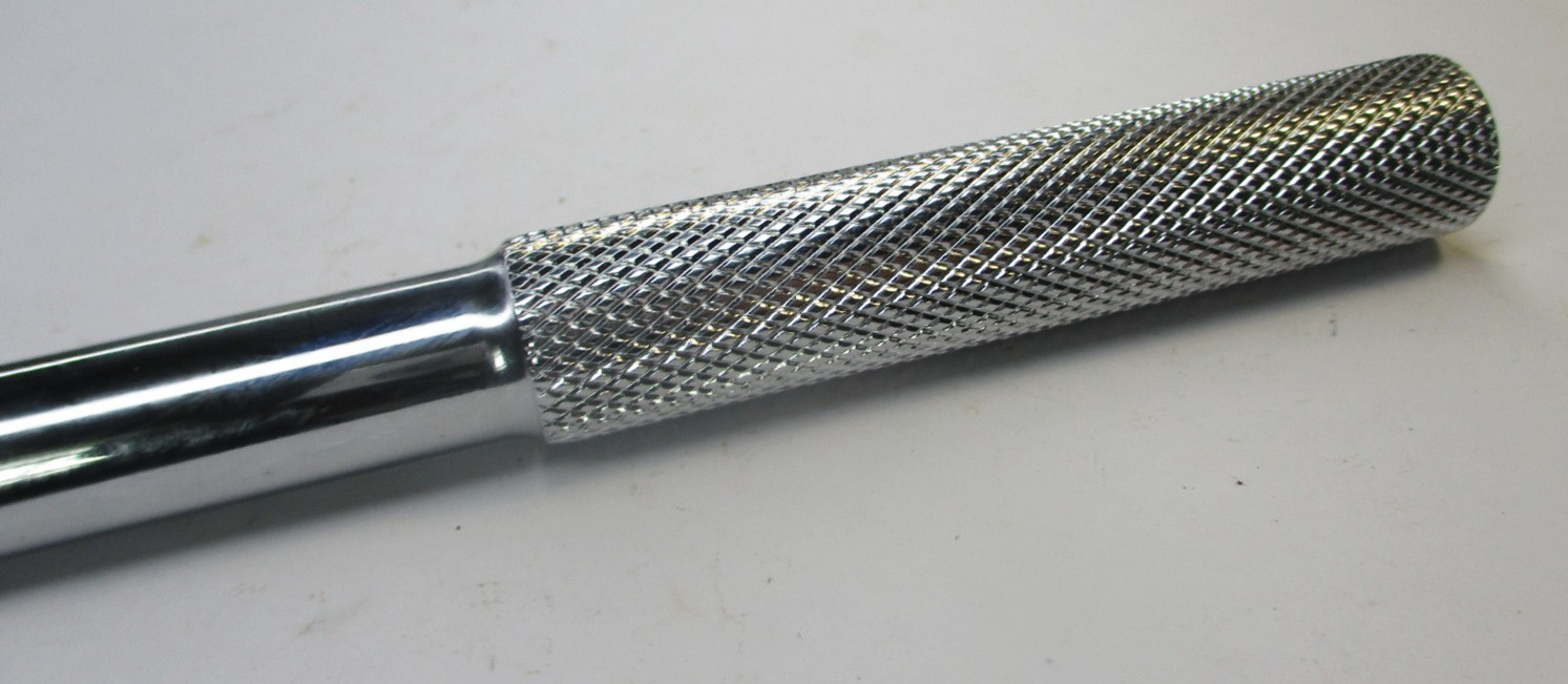 SK 42472 1/2″ Dr Flex Head 17.6″ Long Knurled Handle Ratchet SuperKrome USA New