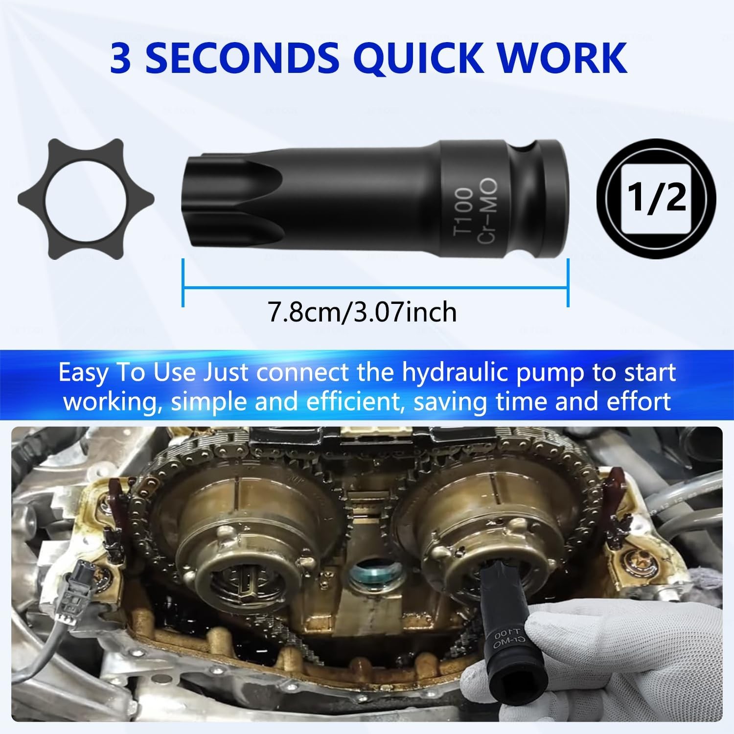 4PCS Engine Timing Tool for Mercedes Benz M271 C108 C260 E200,271589006100