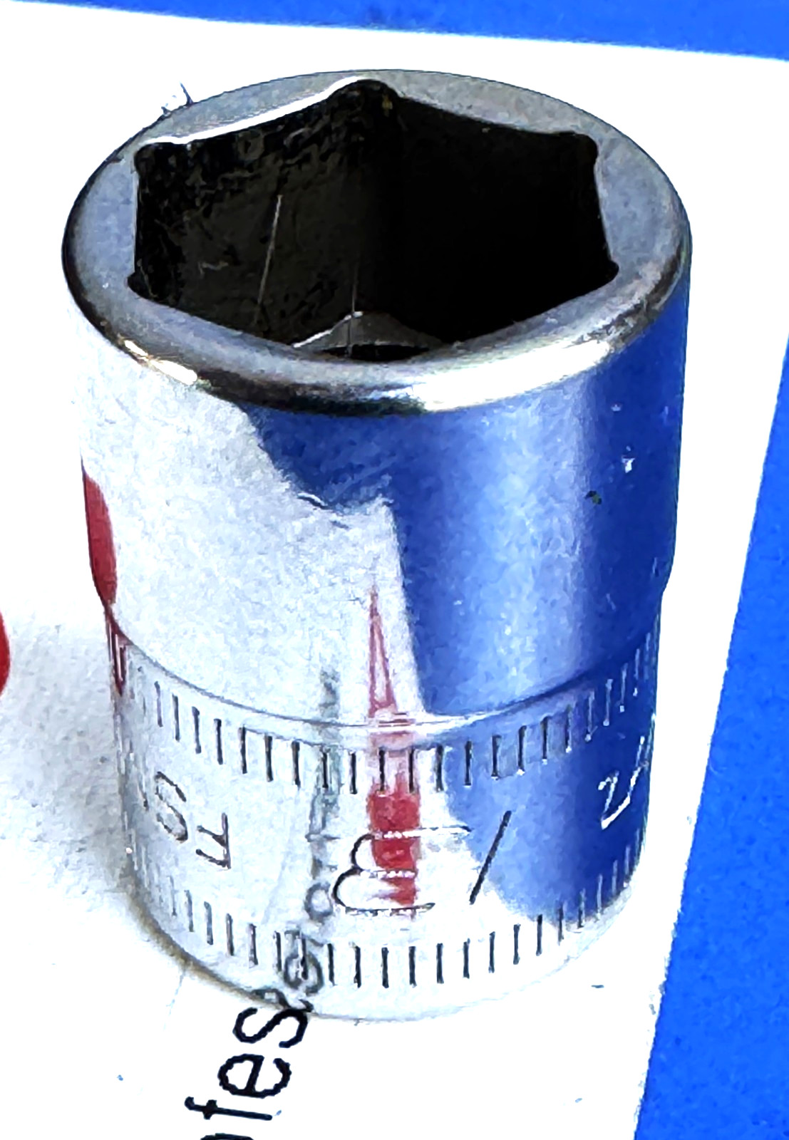 Snap-on Tools 3/8″ drive Metric 13mm Shallow 6-point Socket wrench FSM131 NEW