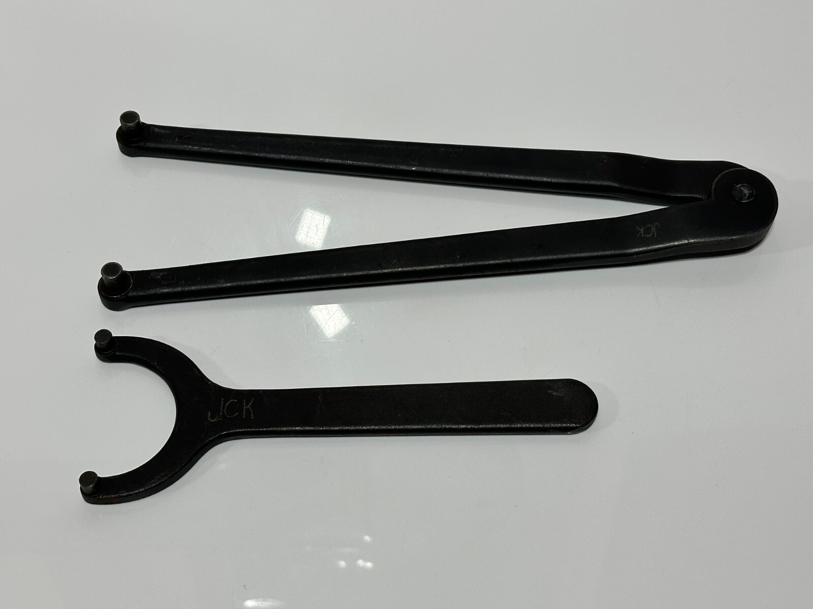 Martin Tools USA 2pc Spanner Wrench Set Lot, 428 SAE 2-1/4 & 484 Sprocket & Gear