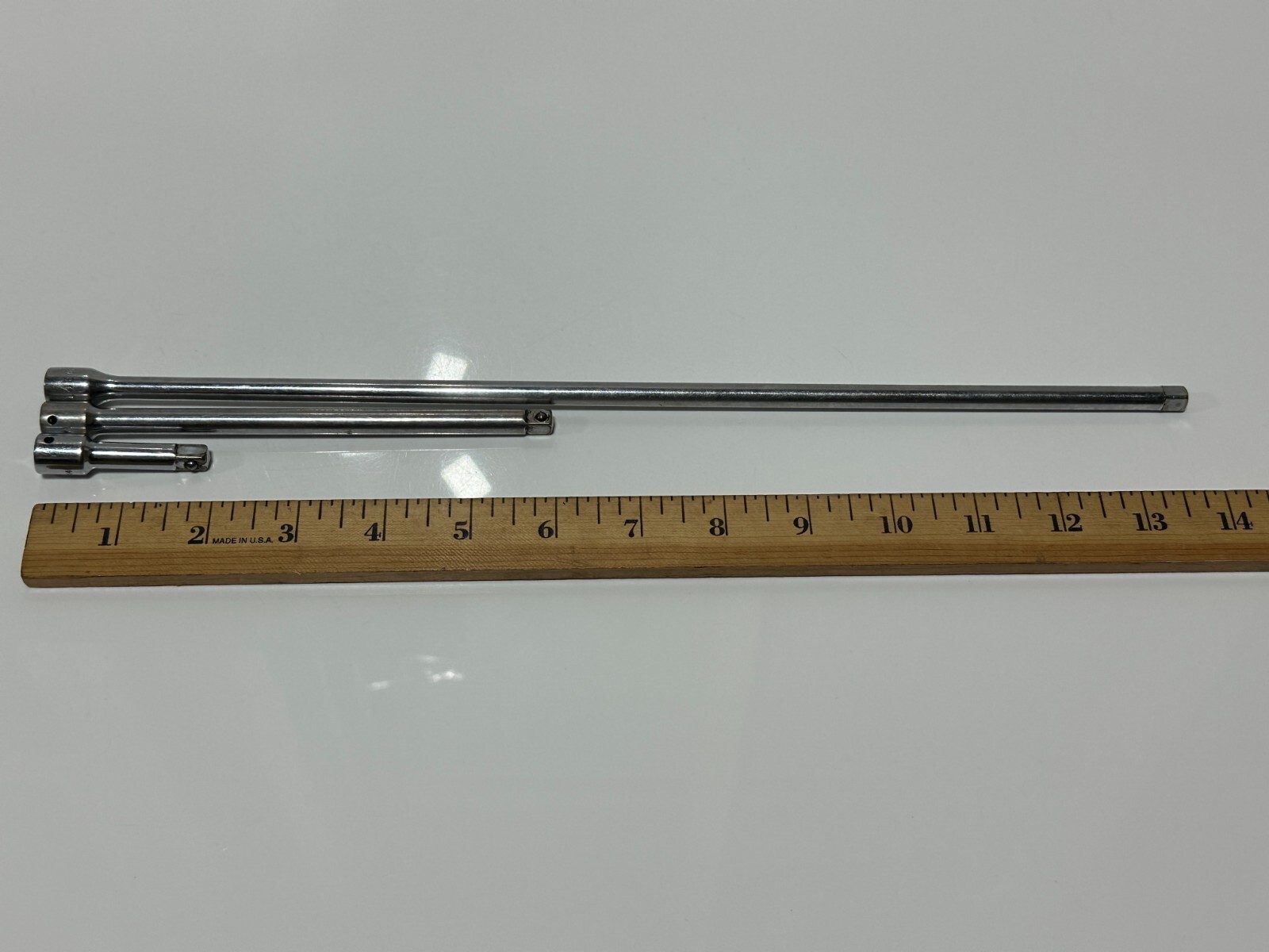 MAC Tools USA 3pc 1/4″ Drive 2″, 6″, 14″ Long Chrome Socket Extension Lot Set