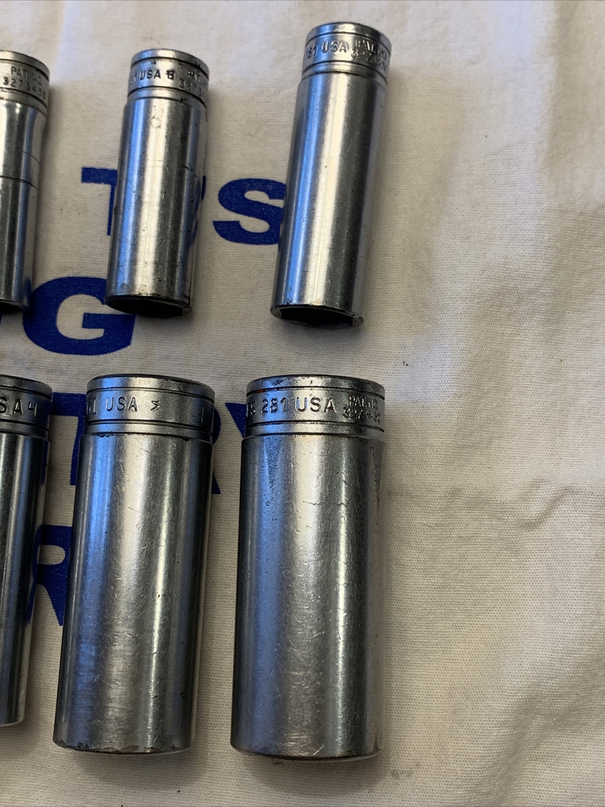 Snap-on Tools USA 3/8″ Drive 6pt 10pc SAE Deep Chrome Socket Set 211SFSY – Marks