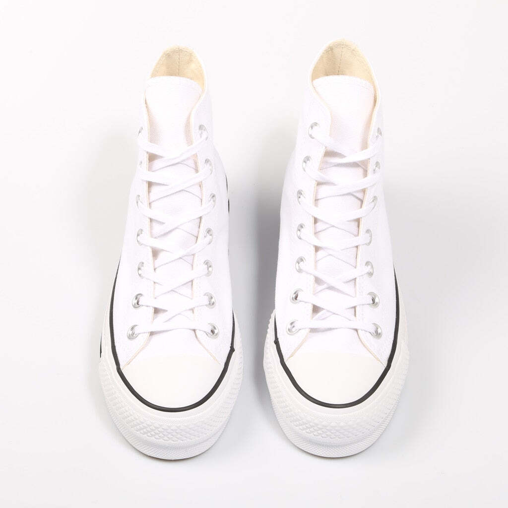 Converse Chuck Taylor All Star Platform Clean High Top White SNEAKERS Woman Shoe