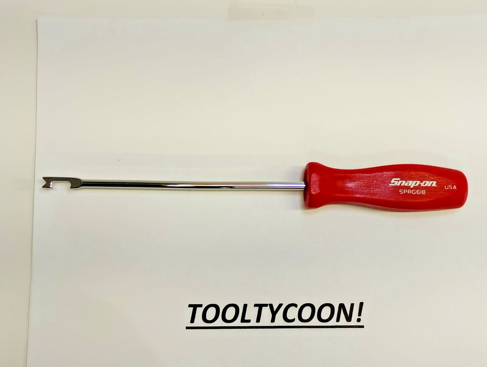 Snap-on Tools USA RED Hard Grip 5/16″ Blade Width Push Pull Spring Tool SPRG618R