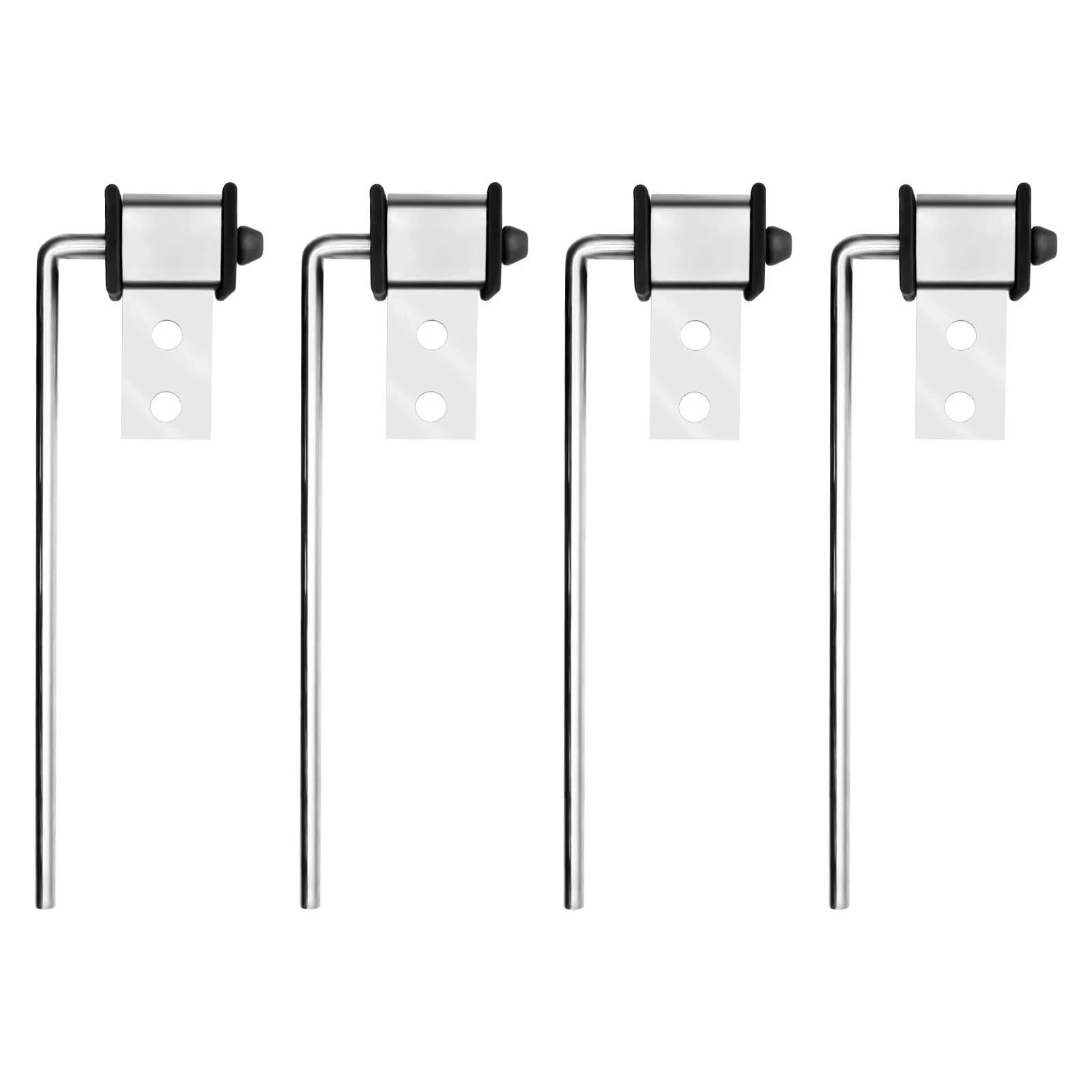 4 Pack Stainless Steel Universal Exhaust Hanger Rod Weld On Bracket 3/8″ Rod …