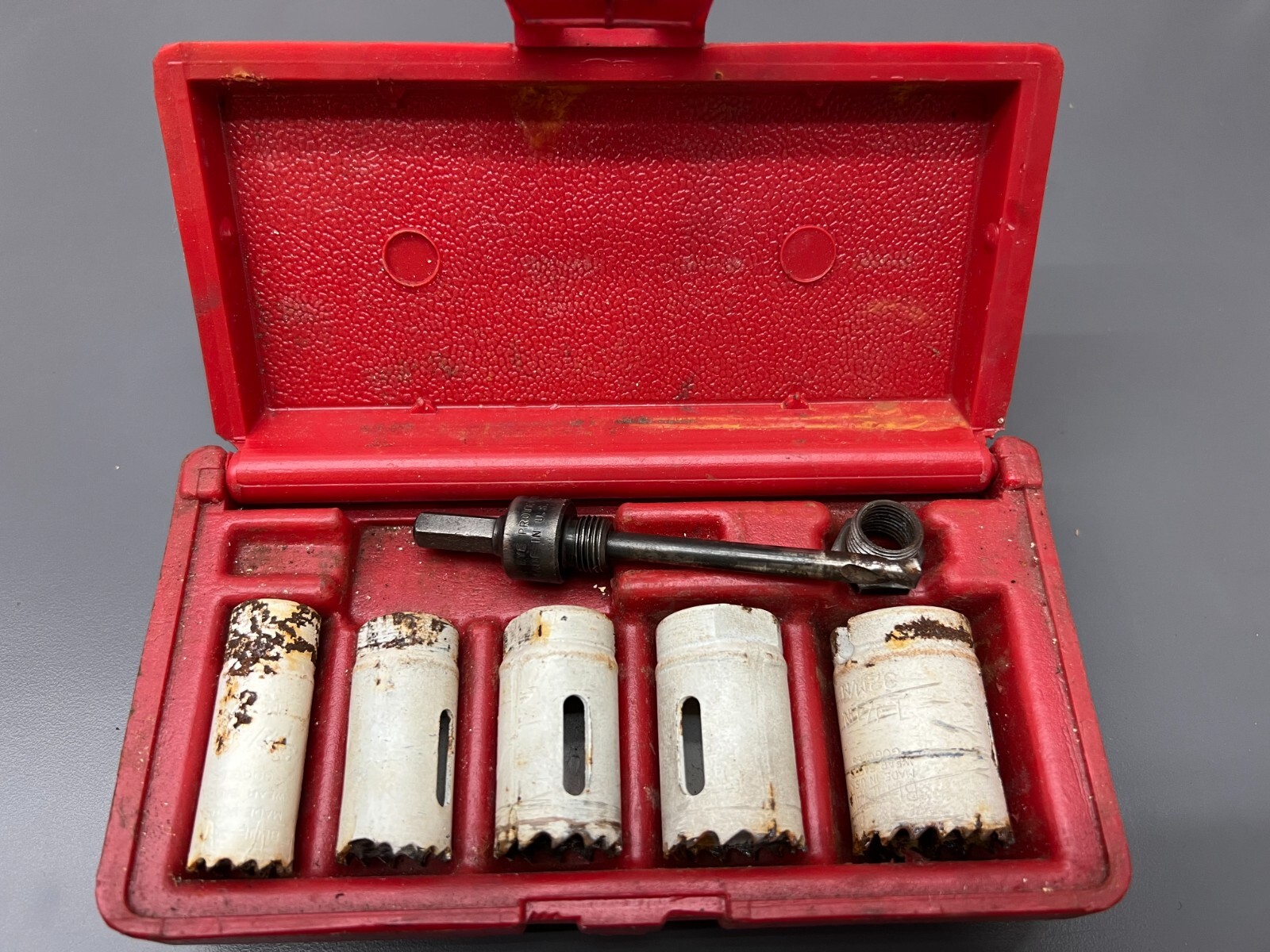 SNAP ON BLUE POINT 6 PC DRILL & HOLE SAW KIT – LHS606B – MADE IN USA!