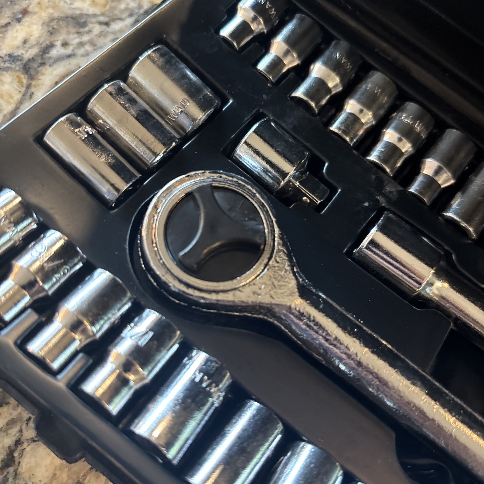 Cobra 40 pcs. Socket Wrench Ratchet Set Tool with Case Vintage
